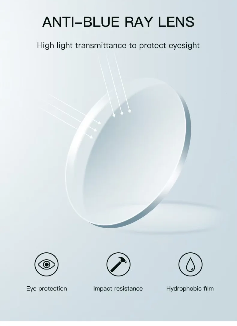 Women Anti Blue Light Glasses Oversized Frame Vintage Glasses Computer Eyewear Full Frame Transparent Eye Protection Eyepiece