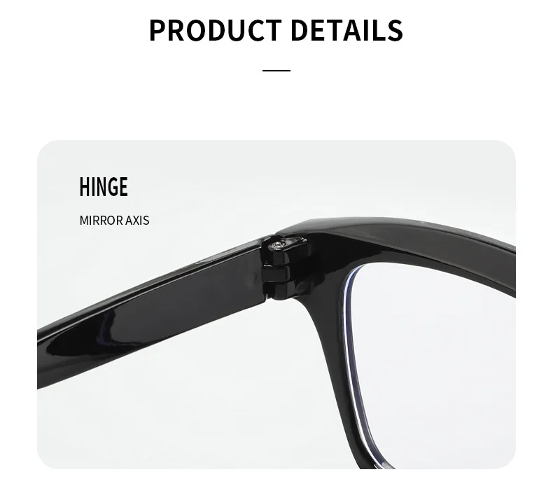 Women Anti Blue Light Glasses Oversized Frame Vintage Glasses Computer Eyewear Full Frame Transparent Eye Protection Eyepiece