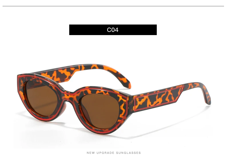 New Trendy Polygon Women Sunglasses Vintage Gradient Candy Color Shades Cat Eye Brand Designer Travelling Eyewear UV400
