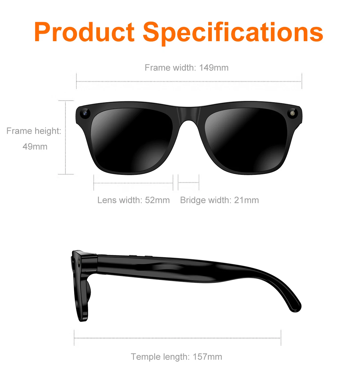 Lenovo 2400W 8K Upgrade Smart AI Glasses HD Shooting Camera Photo Video Voice Call Translation Bluetooth AI Motorcycle Glasses