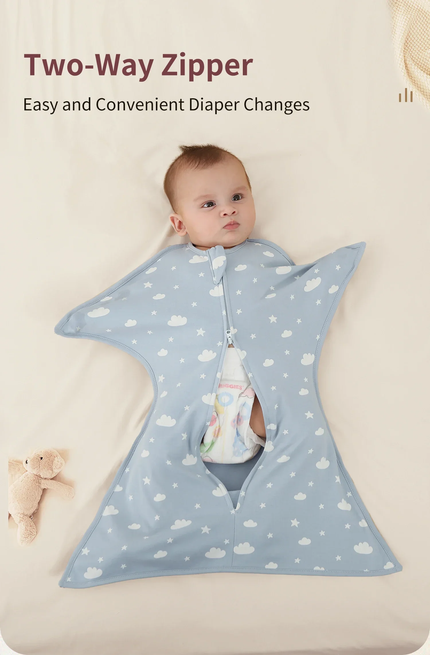 Baby Sleeping Bags Summer Thin Newborn Swaddle Blanket For 0-12 Months Promote Sleep Infant 100% Cotton Soft Newborn Blanket