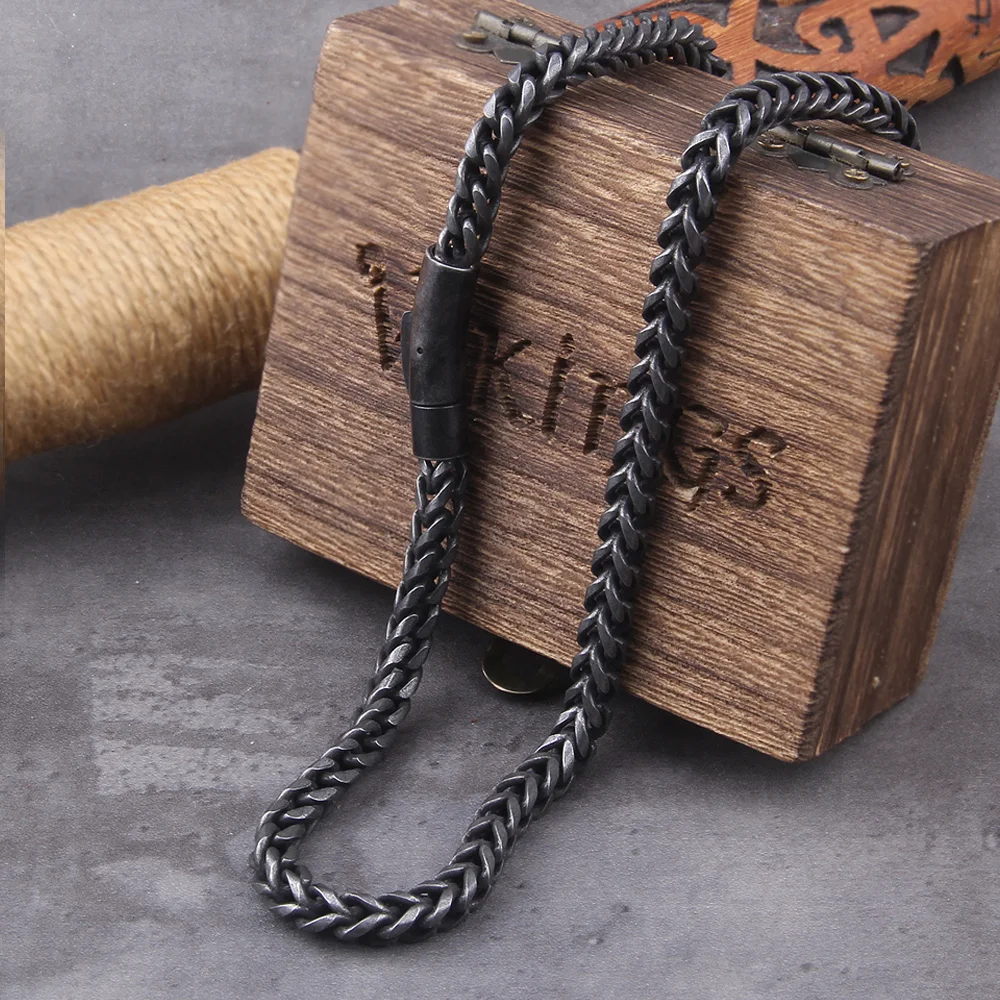 Locomotive Men Punk Rock Bicycle Chain Bracelet gray Plated Stainless Steel Magnet Button Male Jewelry Gifts