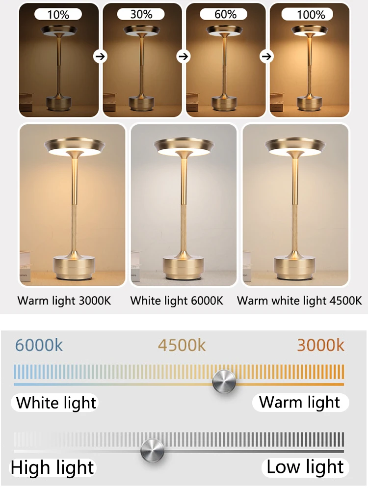 Rechargeable Table Lamp Creative Dining Touch Led Hotel Bar Coffee Pina Pro Table Lamp Lampada Da Tavolo Decorative Desk Lamp
