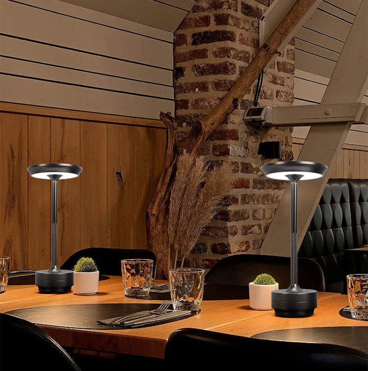 Rechargeable Table Lamp Creative Dining Touch Led Hotel Bar Coffee Pina Pro Table Lamp Lampada Da Tavolo Decorative Desk Lamp
