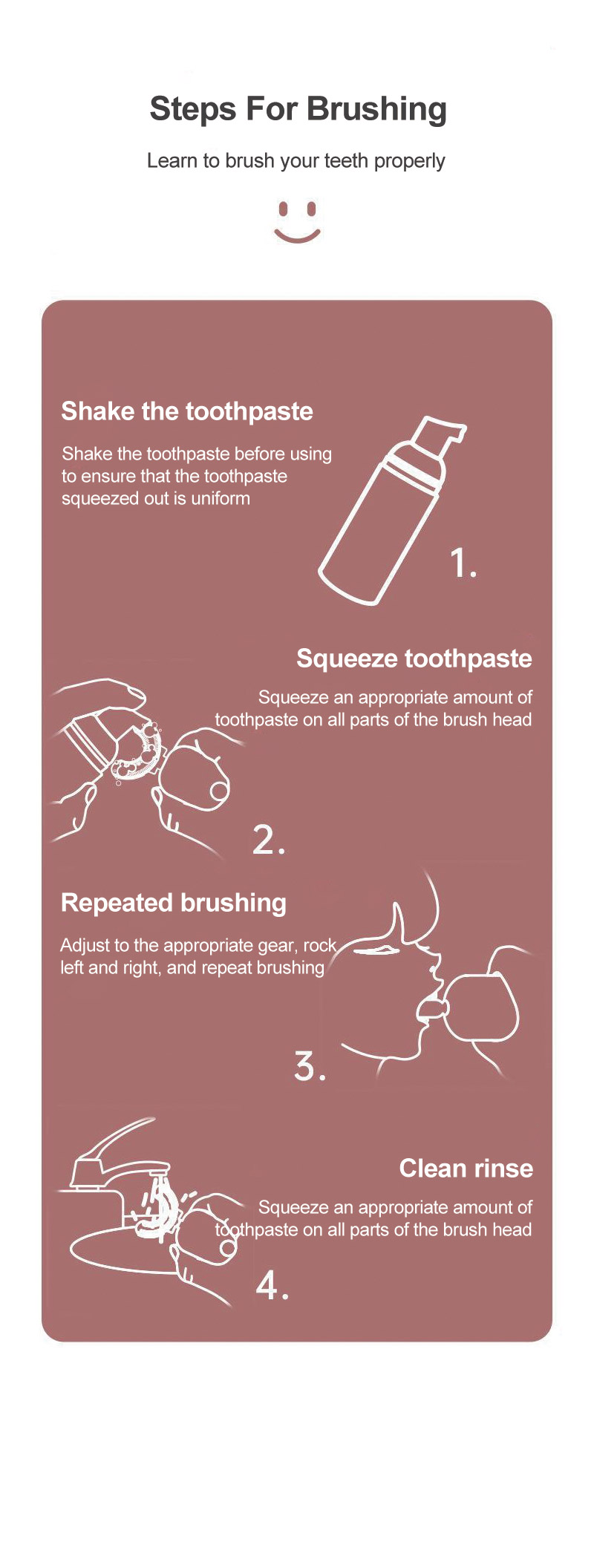 Children Electric Toothbrush Kids U-shaped 360 Degrees Silica Gel USB Charging Ultrasonic Toothbrush Kids Smart Toothbrush