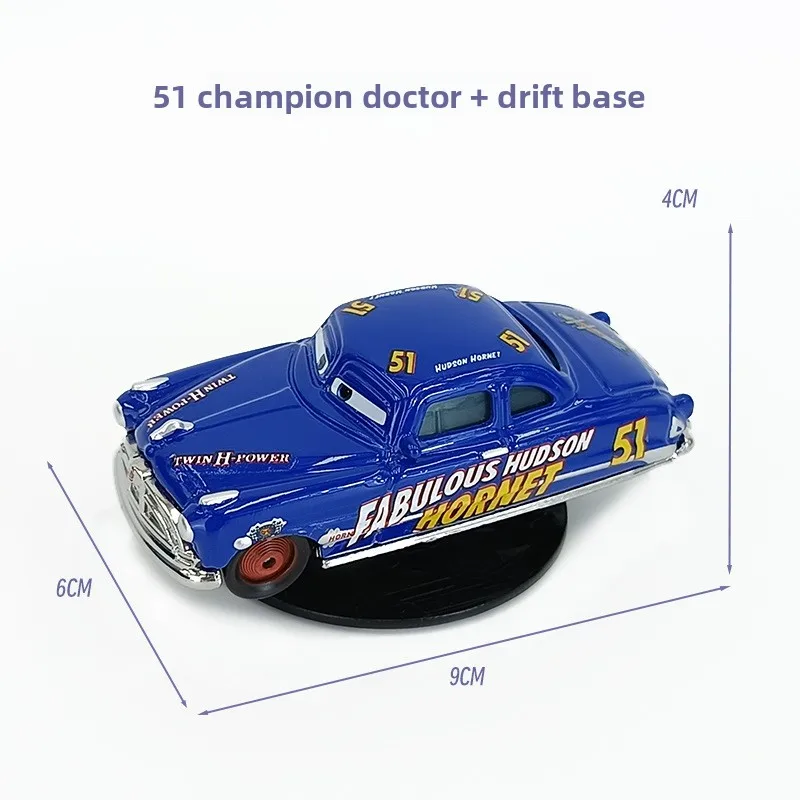 Pixar Cars 3- Lightning McQueen Rotatable Drift Ornament Dashboard Center Console Interior Decor Toy Surprise Gift For Drivers