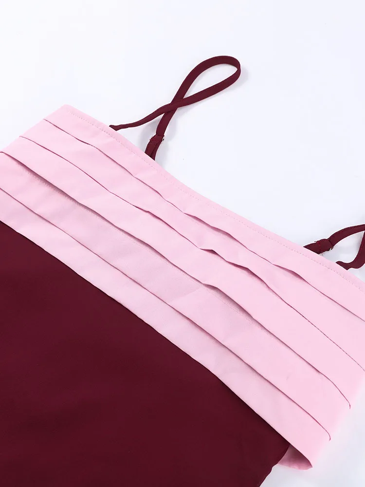 Women's Dress Irregular One-Shoulder Waist Cinching Layered Chiffon Solid Long Dresses Elegant Summer New Daily Wear Ladies Robe