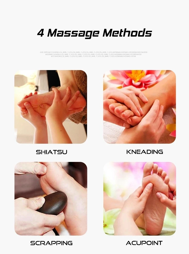 Electric Heating Foot Massager Heated Shiatsu Foot Calf Massager Deep Tissue Kneading with Hot Compress Relieve Muscle Fatigue