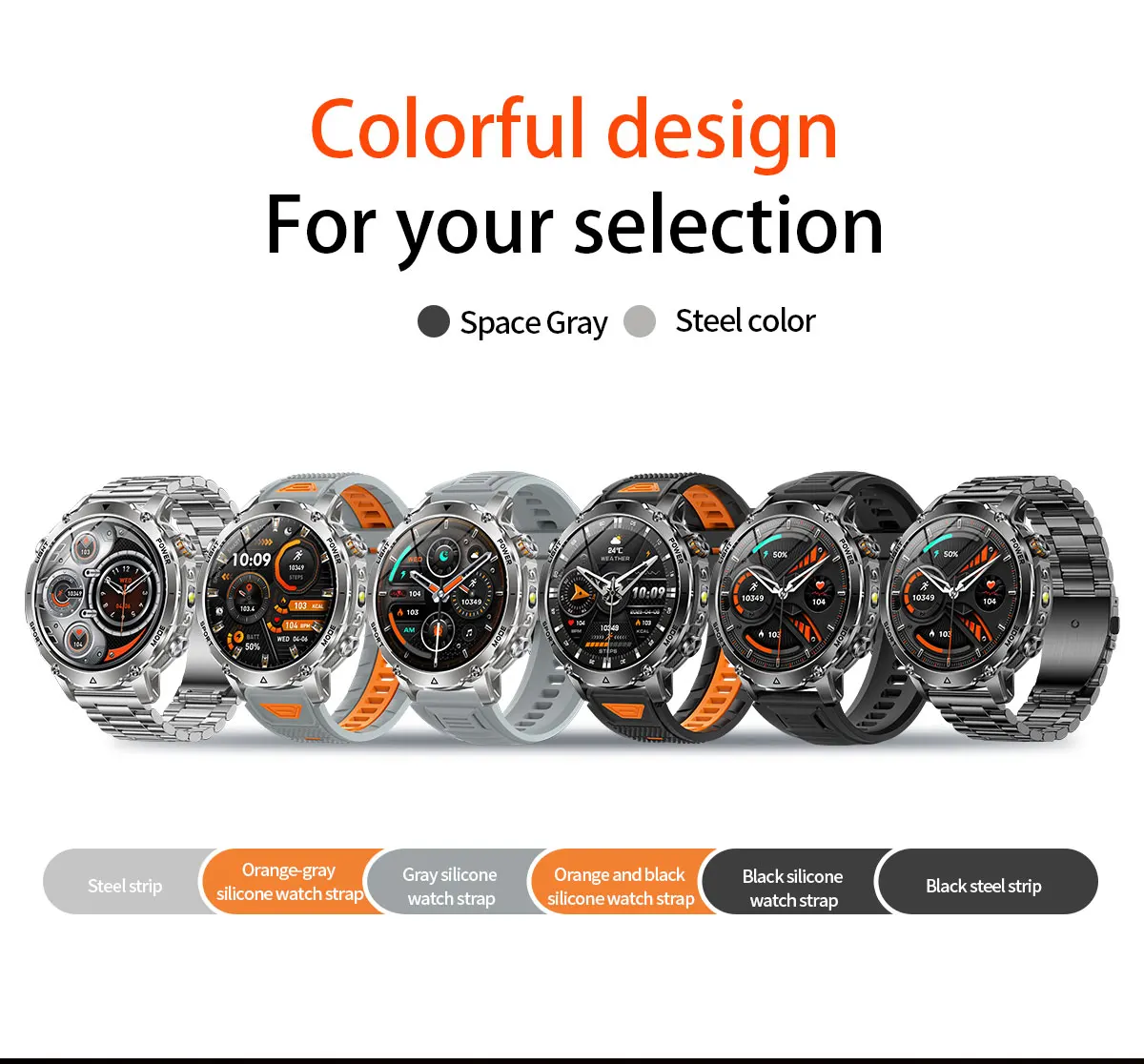 2026New 1400mAh Military Smart Watch Men 10ATM Swim 1.7“ Large Screen GPS Motion Track Bluetooth Call Heart Rate For Android IOS