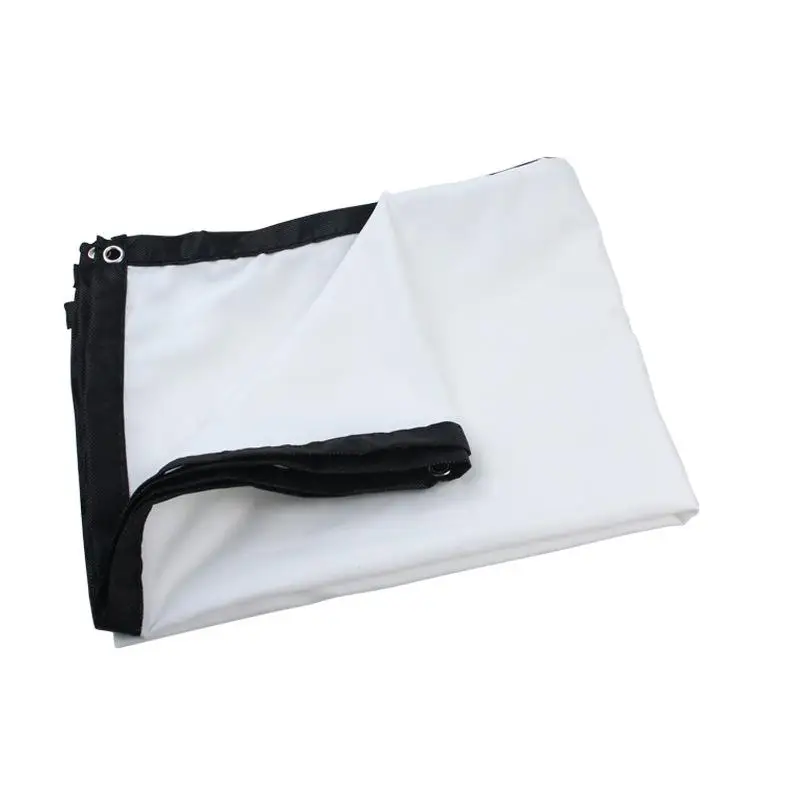 1 Pcs Curtain Anti-Light 60/72/84/100/120 Inches Projection Screens For Home Outdoor Office Projector Portable Projector Screen