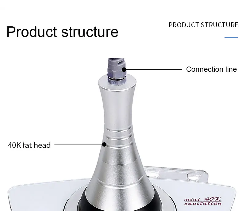 Ultrasonic 40KHz Cavitation Machine Body Massager Slimming Fat Burning Beauty Device Loss Burner Skin Tightening Weight Loss