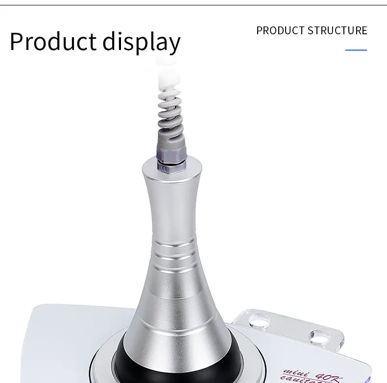 Ultrasonic 40KHz Cavitation Machine Body Massager Slimming Fat Burning Beauty Device Loss Burner Skin Tightening Weight Loss