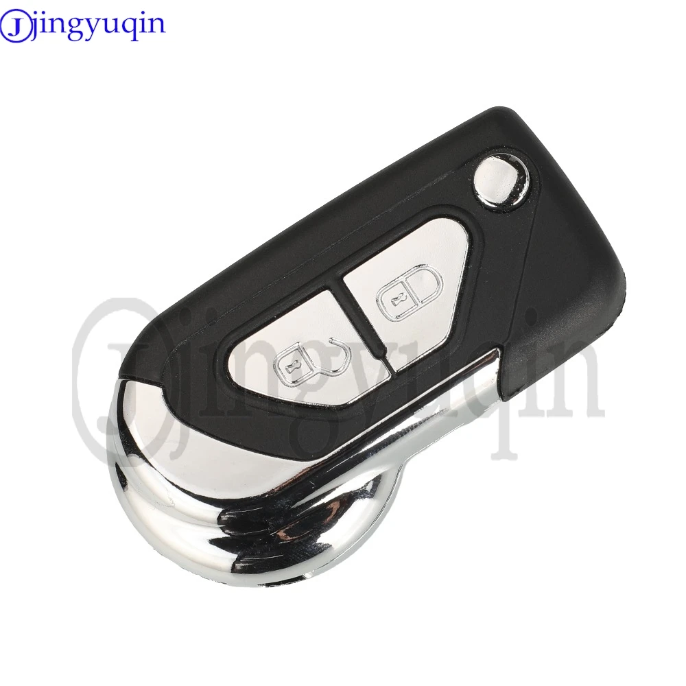 jingyuqin 433MHz FSK 2 Buttons Modified flip remote control car key For Citroen Ds DS3 2005-2014 CE0523 Fob VA2 Blade