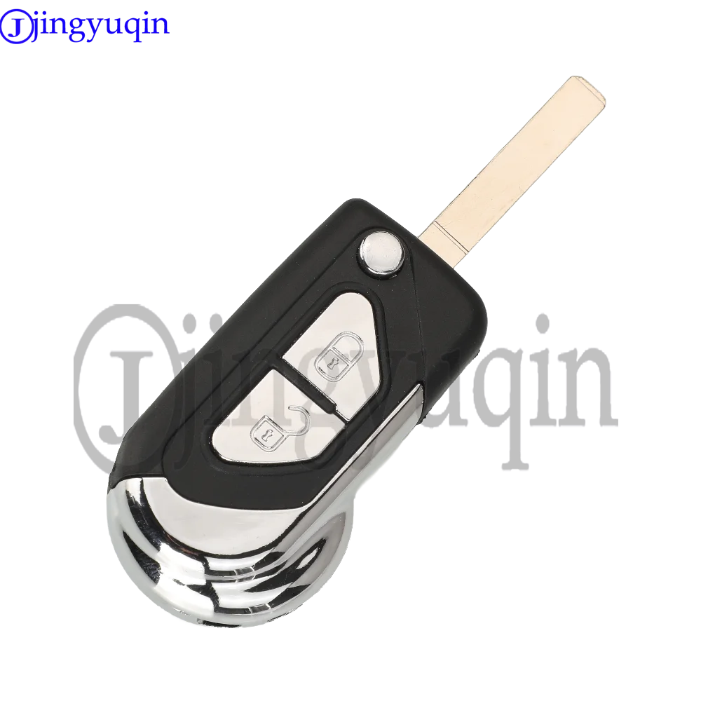 jingyuqin 433MHz FSK 2 Buttons Modified flip remote control car key For Citroen Ds DS3 2005-2014 CE0523 Fob VA2 Blade