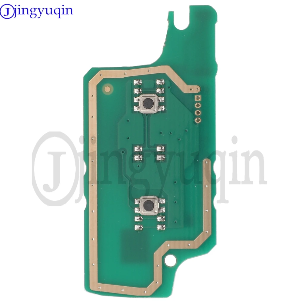 jingyuqin 433MHz FSK 2 Buttons Modified flip remote control car key For Citroen Ds DS3 2005-2014 CE0523 Fob VA2 Blade