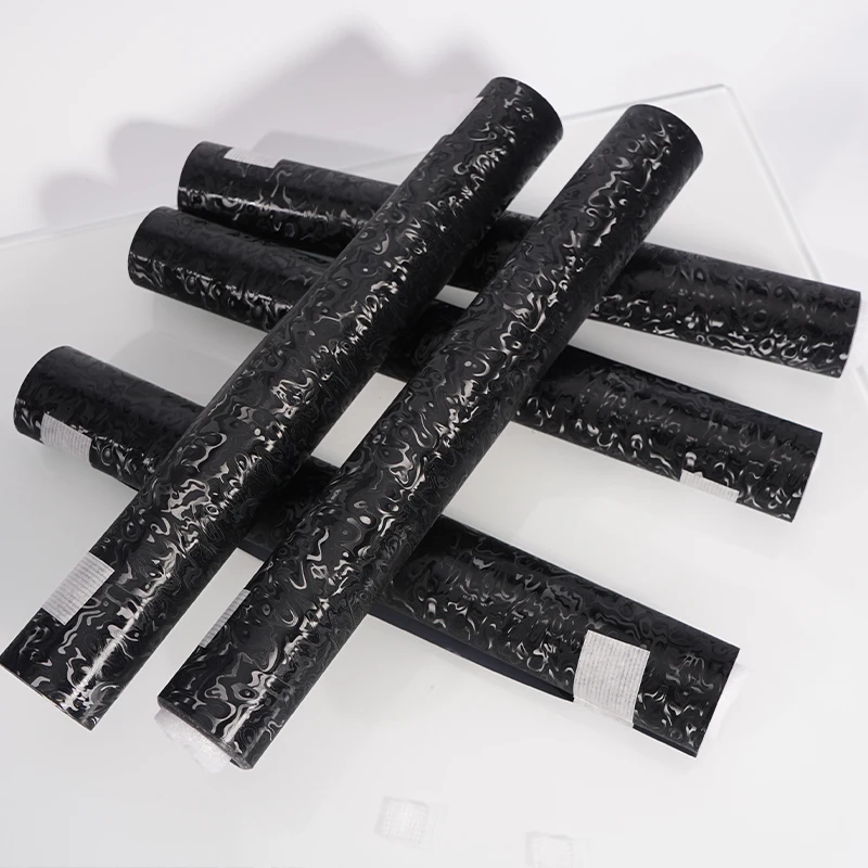 Ghost Black Carbon Fiber Wrap Film Forge Cosmic Sticker for Motorcycle Modified Car Body Interior Tuning Decor Car Accessories