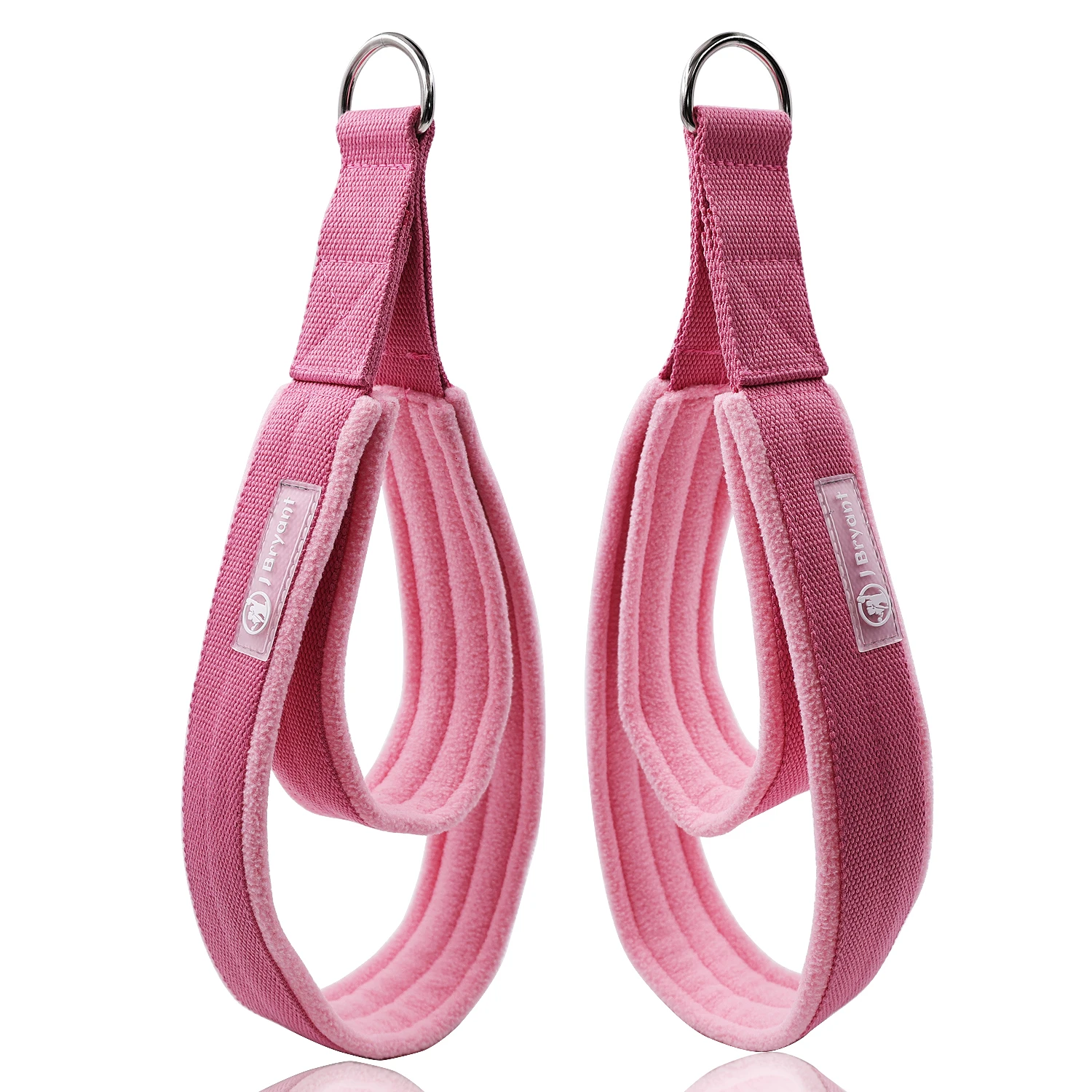 Pilates Double Loop Straps for Reformer Fitness D-Ring Straps ,Yoga Exercise Accessories for Home Gym Workout,1 Pair