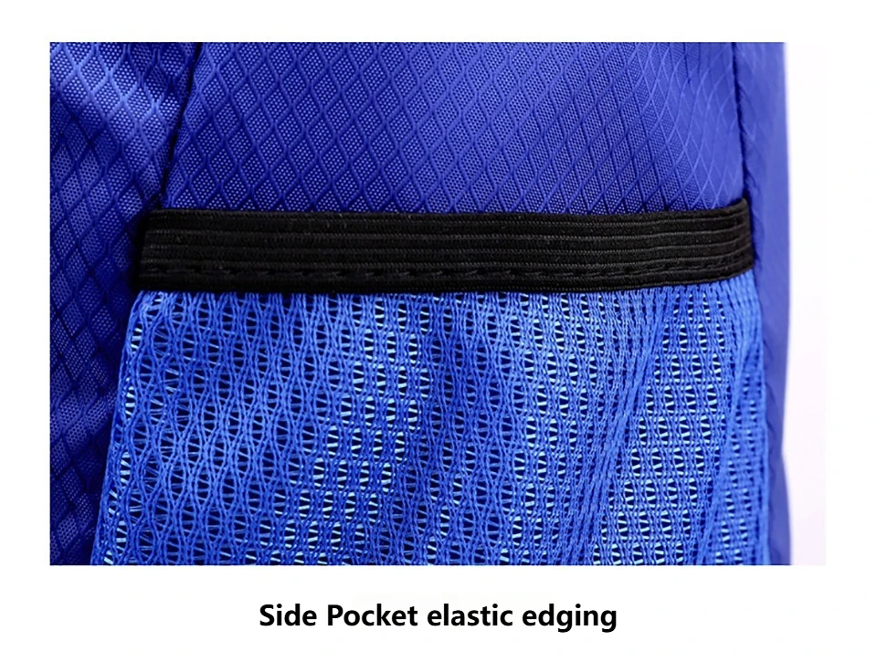Loogdeel Portable Gym Football Drawstring Bag Quick Drying Large Capacity Oxford Cloth Backpack Solid Color Adjustable Straps