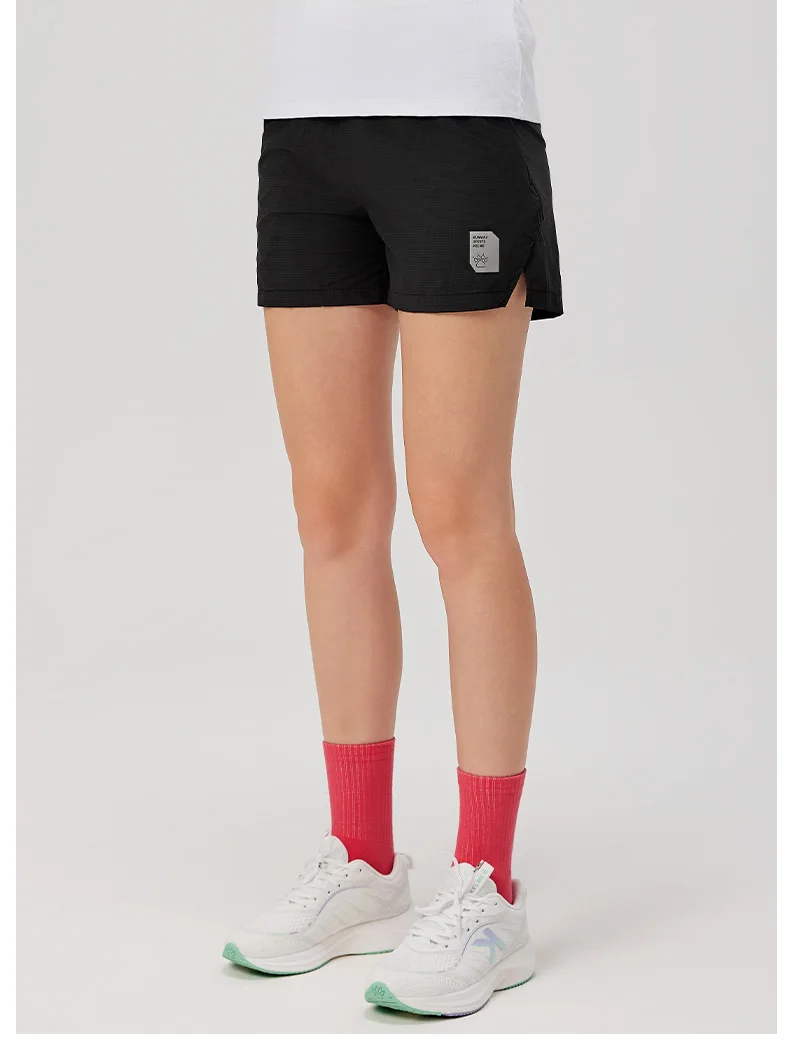 Kelme Women's Fake Two-piece Sports Shorts Anti-exposure Marathon Breathable Shorts Training Fitness Quick-drying Pants
