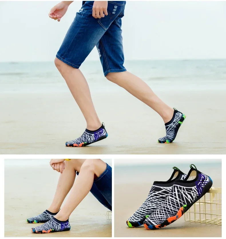Water Shoes For Men Women Barefoot Shoes Quick Dry Beach Aqua Shoes Lightweight Sports Sneakers Hiking Surfing Boating Fishing