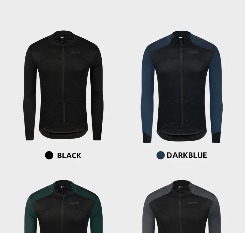 YKYWBIKE Men's Cycling Jacket Waterproof Windproof Road Bike Tops Winter 0°C Thermal Fleece Bicycle Jersey  Cycling Clothing