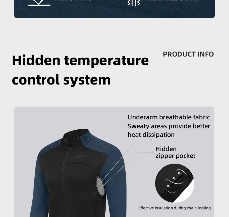 YKYWBIKE Men's Cycling Jacket Waterproof Windproof Road Bike Tops Winter 0°C Thermal Fleece Bicycle Jersey  Cycling Clothing