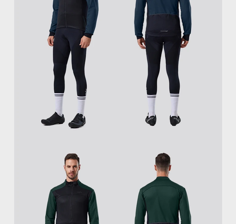 YKYWBIKE Men's Cycling Jacket Waterproof Windproof Road Bike Tops Winter 0°C Thermal Fleece Bicycle Jersey  Cycling Clothing