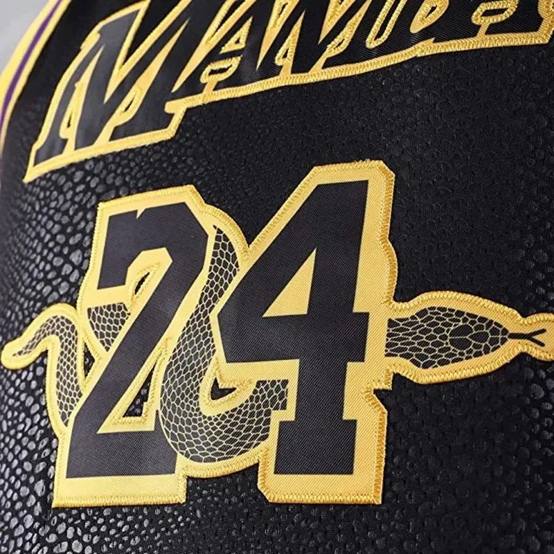 Black Mamba #8 #24 Basketball Jersey Sports Outdoor Shirt Breathable Quick Drying Tops LOGO Sewing Embroidery