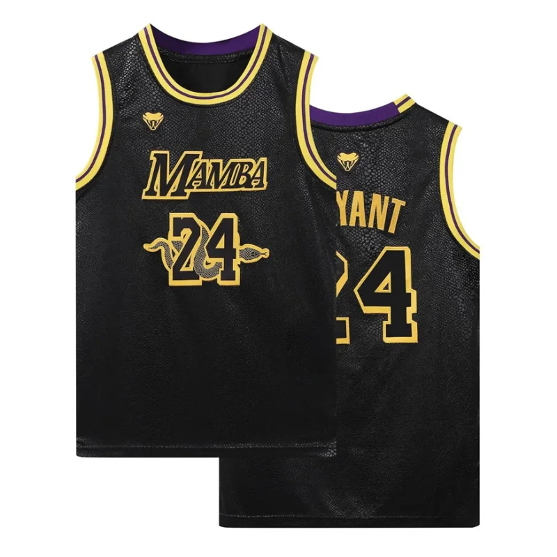 Black Mamba #8 #24 Basketball Jersey Sports Outdoor Shirt Breathable Quick Drying Tops LOGO Sewing Embroidery