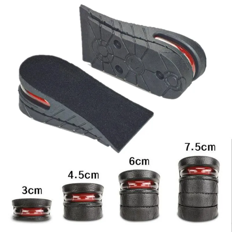 1pair Invisible Height Increased Insole Can Inserted Into The Sole Height Adjustable More Comfortable Supporting Insole Pads