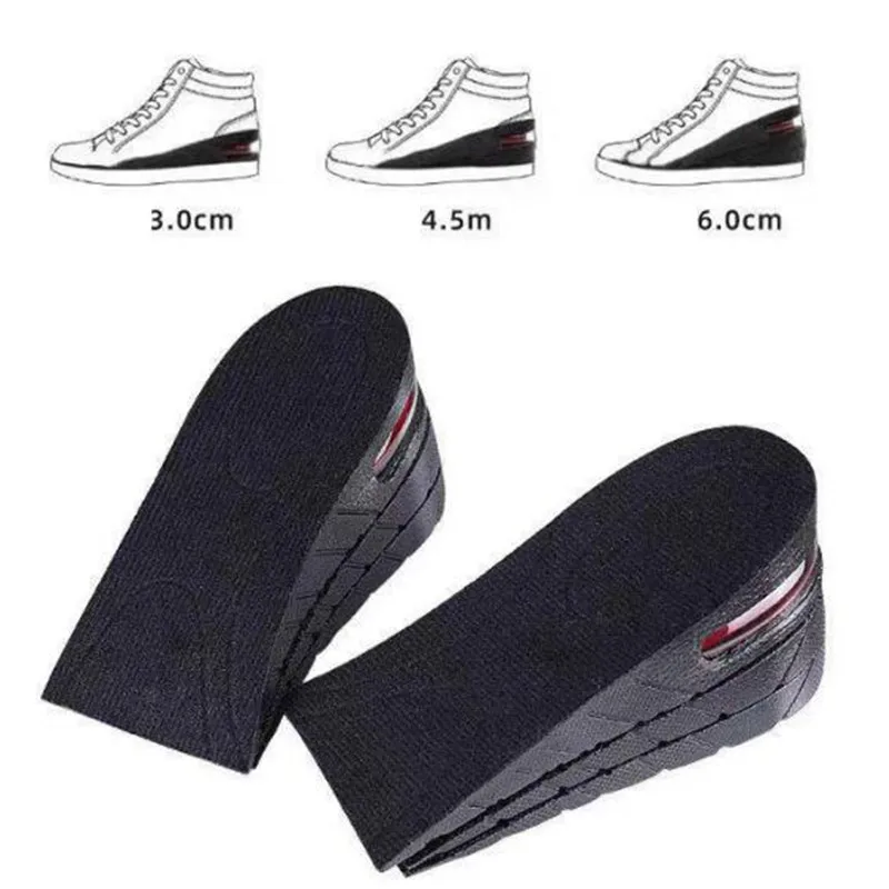 1pair Invisible Height Increased Insole Can Inserted Into The Sole Height Adjustable More Comfortable Supporting Insole Pads