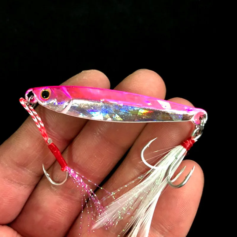 Fishing Glow Jigs 15g/6cm 7g/10g/20g/25g Jigbait Lure Shore Cast Decoys Metal Bait Artificial Lures 1 Piece Sale