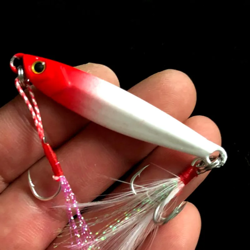 Fishing Glow Jigs 15g/6cm 7g/10g/20g/25g Jigbait Lure Shore Cast Decoys Metal Bait Artificial Lures 1 Piece Sale