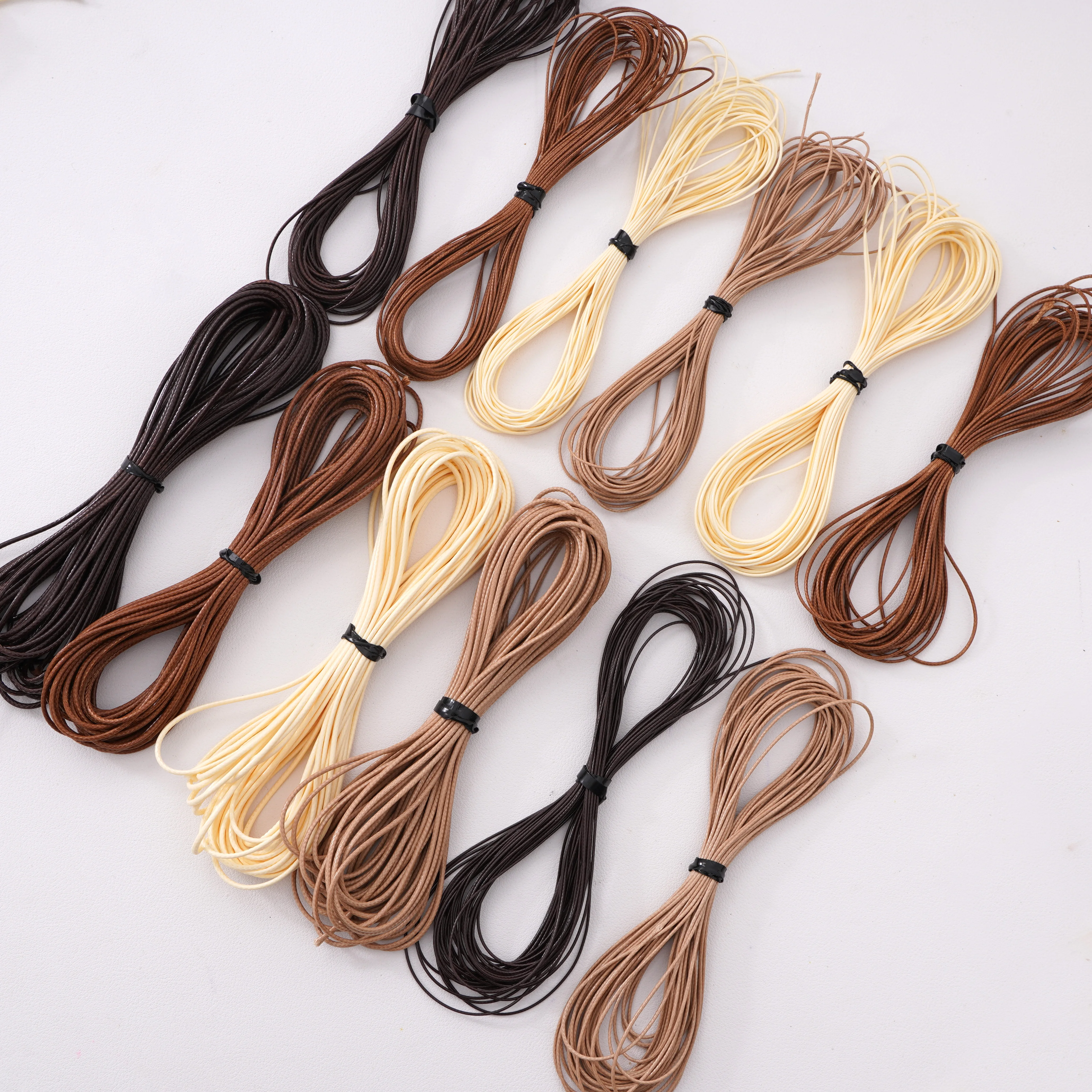 10m/lot Wax Cotton Cord Wax Thread Cord String Strap Necklace Rope Bead For Jewelry Making DIY Bracelet Necklace Accessories