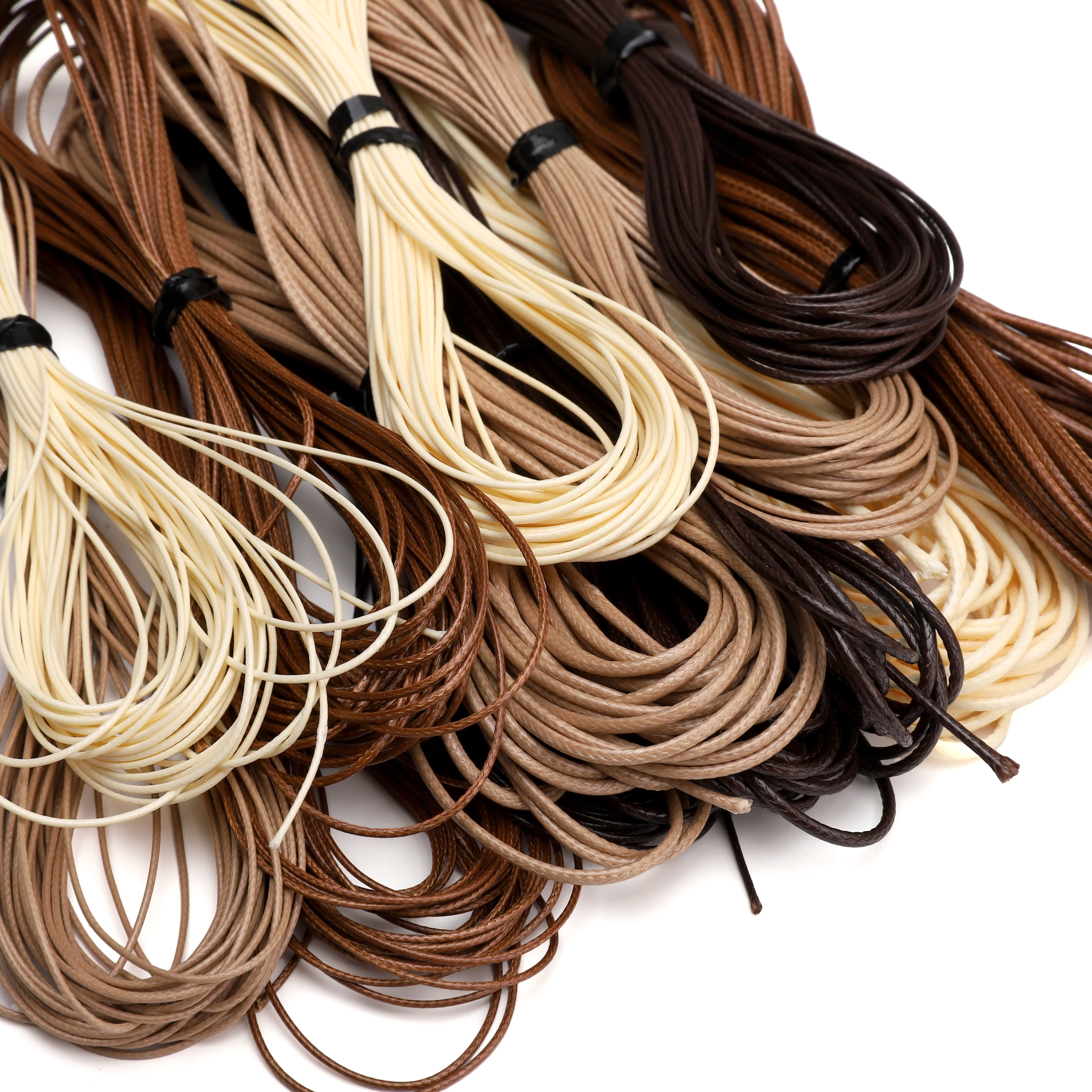 10m/lot Wax Cotton Cord Wax Thread Cord String Strap Necklace Rope Bead For Jewelry Making DIY Bracelet Necklace Accessories