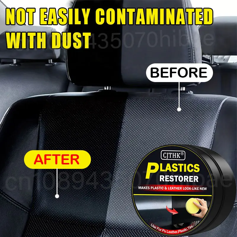 Car Plastic Restorer Back To Black Gloss Car Cleaning Products Plastic Leather Restore Auto Polish And Repair Coating Renovator