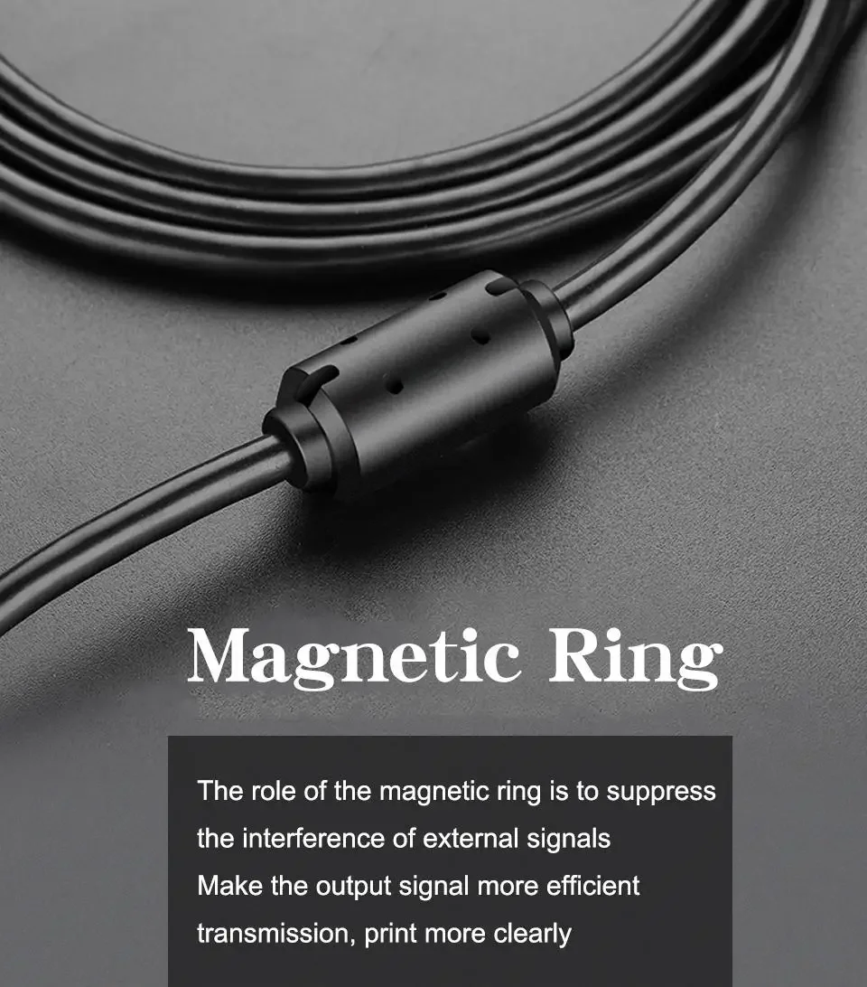 USB 2.0 Cable Extension Cable 0.6m 1m 1.5m Wire Data Transmission Line Superhighspeed Data Extension Cable For Display Projector