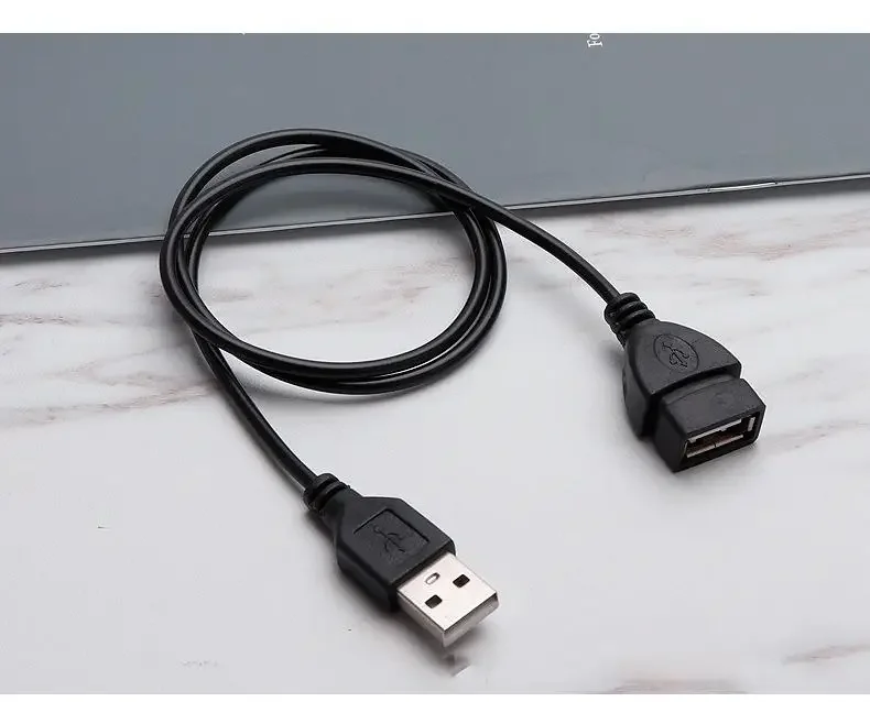 USB 2.0 Cable Extension Cable 0.6m 1m 1.5m Wire Data Transmission Line Superhighspeed Data Extension Cable For Display Projector