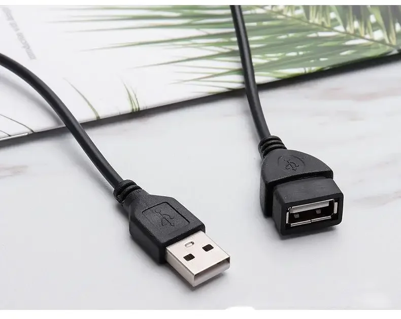 USB 2.0 Cable Extension Cable 0.6m 1m 1.5m Wire Data Transmission Line Superhighspeed Data Extension Cable For Display Projector
