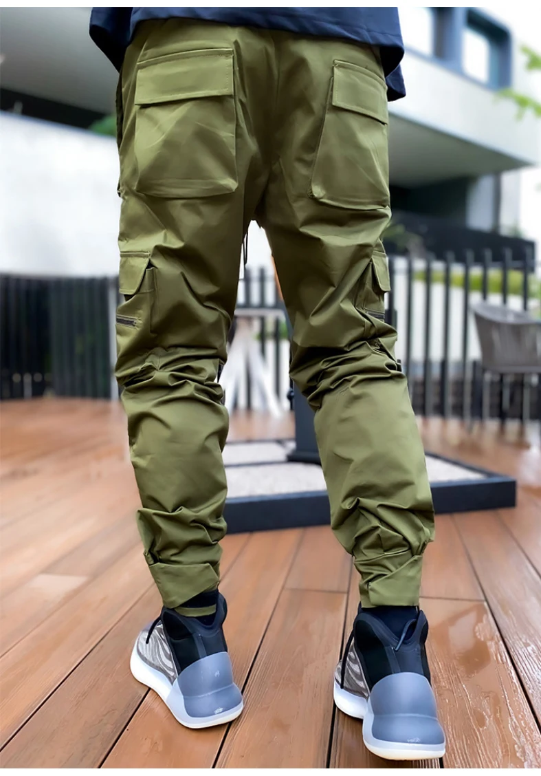 Men's Reflective Cargo Pants 2026 New Hip Hop Casual Joggers Trousers Multi-Pocket Men Sweatpants Streetwear Sports Pant M-3XL