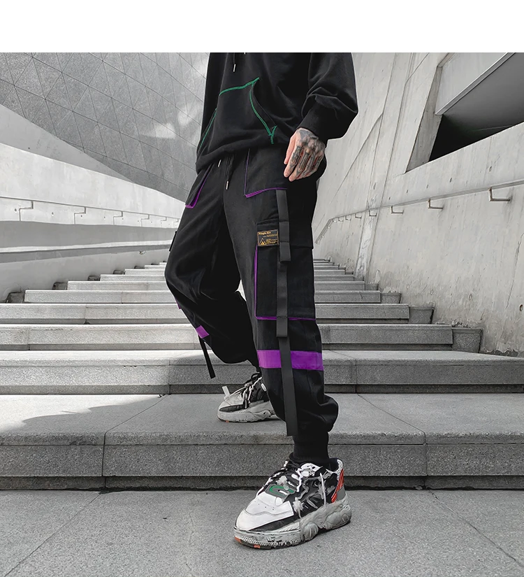 Hip Hop Men‘s Streetwear Pants Men Cargo Pants Jogger Casual Trousers New Multiple Pockets Harem Pants Male Fashion Sweatpants