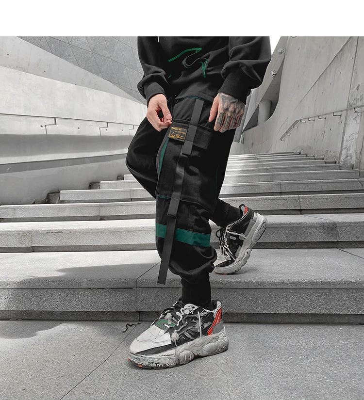 Hip Hop Men‘s Streetwear Pants Men Cargo Pants Jogger Casual Trousers New Multiple Pockets Harem Pants Male Fashion Sweatpants