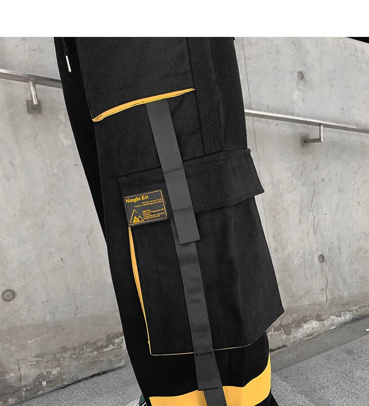 Hip Hop Men‘s Streetwear Pants Men Cargo Pants Jogger Casual Trousers New Multiple Pockets Harem Pants Male Fashion Sweatpants