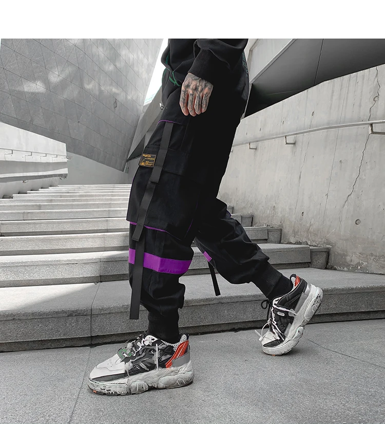 Hip Hop Men‘s Streetwear Pants Men Cargo Pants Jogger Casual Trousers New Multiple Pockets Harem Pants Male Fashion Sweatpants