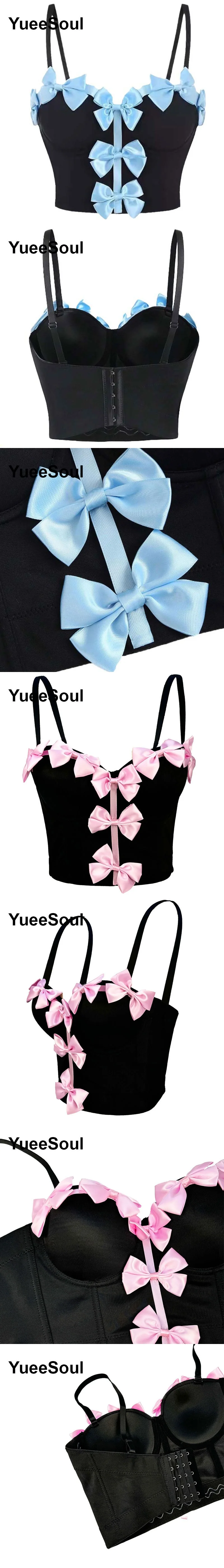 Black Crop Tops 2025 New Y2K Gothic Wedding Party Club High Street Casual Sexy Tank Top Pearl Sequins Corset Top Women Clothing
