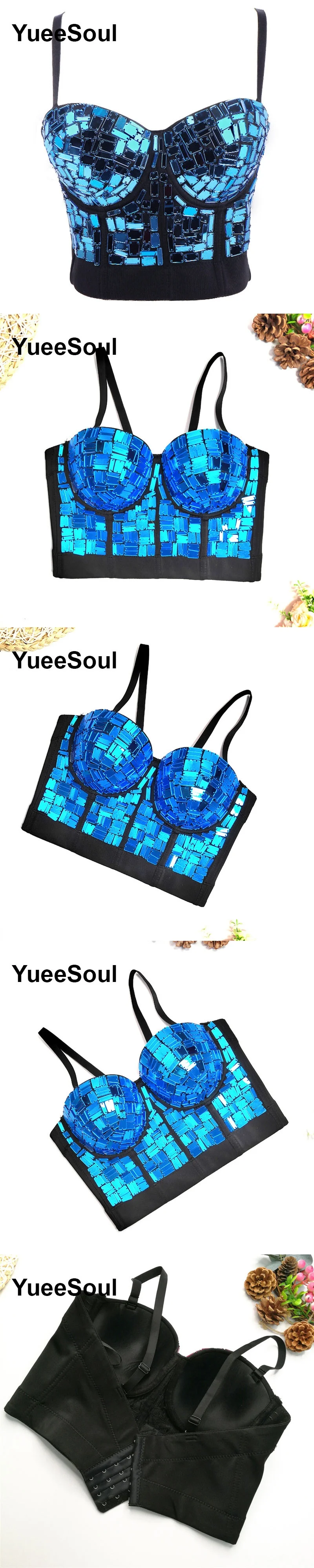 Black Crop Tops 2025 New Y2K Gothic Wedding Party Club High Street Casual Sexy Tank Top Pearl Sequins Corset Top Women Clothing