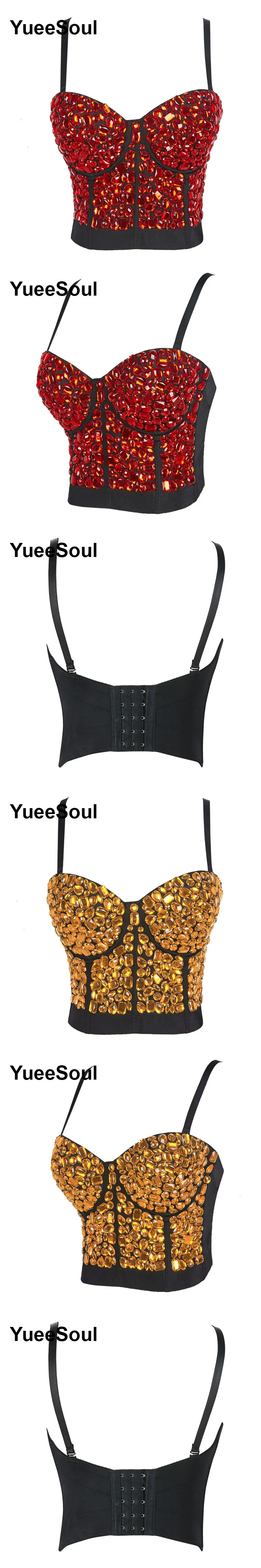 Black Crop Tops 2025 New Y2K Gothic Wedding Party Club High Street Casual Sexy Tank Top Pearl Sequins Corset Top Women Clothing