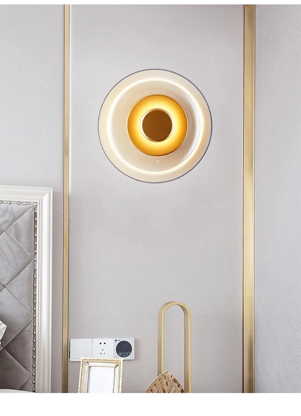 Nordic LED Glass Wall Sconces For Bedrooms Living Rooms Dining Rooms Fixtures Study Bedside Hotel Aisle Home Decorations Lustre