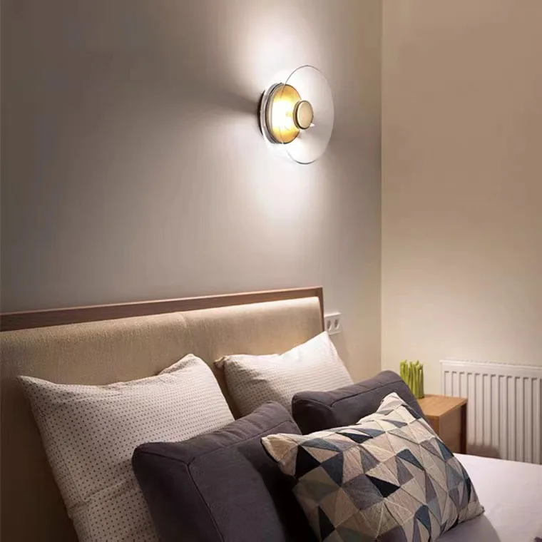 Modern Wall Lamp Glass Led Lighting Bowl Hanging Sconces Nordic Living Bedroom Bedside lamp kitchen Indoor Decor Light Fixtures