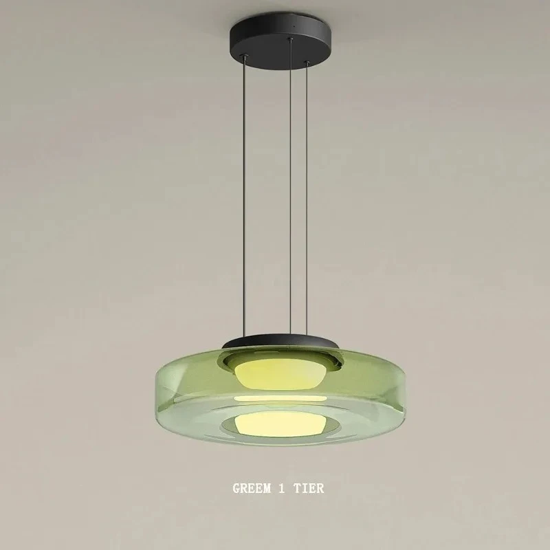 Italian Minimalist Glass Pendant Light Art Creative Modern Decoration LED Chandelier for Home Restaurant Bar Balcony Corridor